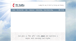 Desktop Screenshot of mthealthyumc.org